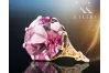 Vintage Handwerk Ring Amethyst Originales Vintage-Roségold aus 14 Karat vrc073r