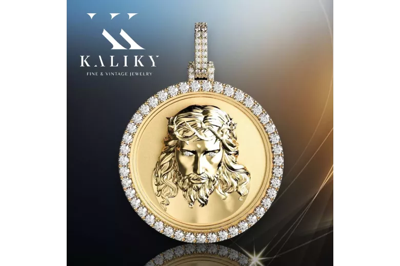 Pendentif d'or ★ https://zlotychlopak.pl/fr/ ★ échantillon d'or 585 333 bas prix