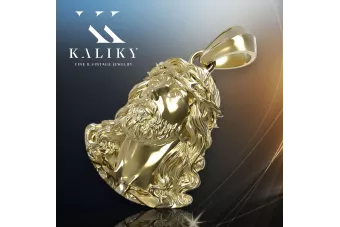 Медальон с икона на Иисус ★ https://zlotychlopak.pl/bg/ ★ Злато 585 333 ниска цена