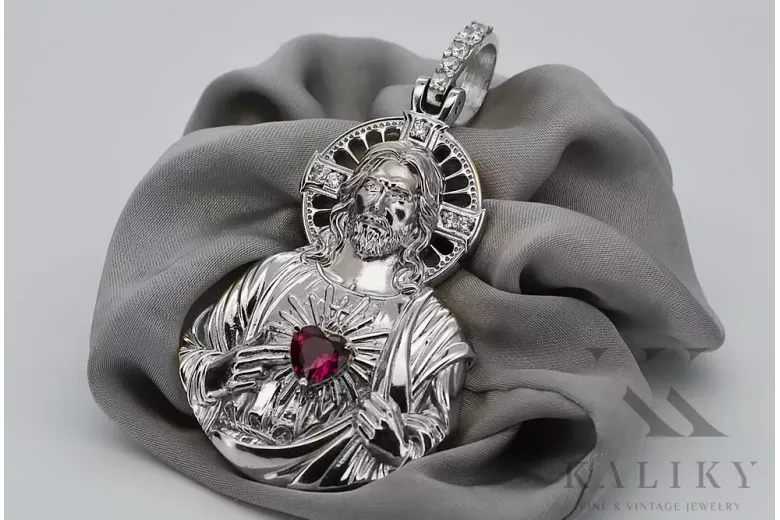 Colgante de icono de medallón de Jezus ★ https://zlotychlopak.pl/es/ ★ Oro 585 333 bajo precio