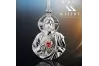 Silber 925 Jesus Anhänger Ikone mit Rubin pj006s