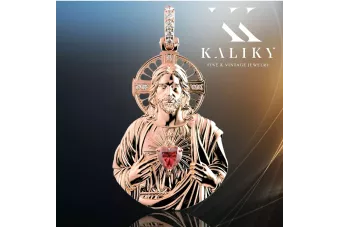 Медальонът на Икона на Исус ★ https://zlotychlopak.pl/bg/ ★ Злато 585 333 ниска цена