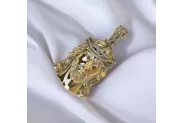Colgante con icono de medallón de Jesús ★ https://zlotychlopak.pl/es/ ★ Oro 585 333 precio bajo