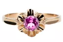 Ring Amethyst Original Vintage 14K Roségold Vintage vrc004r