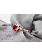 Ruby Original Vintage 14 Karat Roségold Ring Vintage Handwerk vrc004r