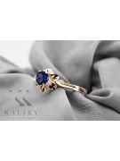 Vintage Ring Sapphire Original Vintage 14K Rose Gold vrc004r