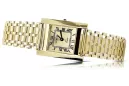 14K Gold Rectangular Women's Watch lw036ydgb&lbw002y