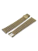 Bracelet en or 14K pour montre homme, italien, 16 à 17cm