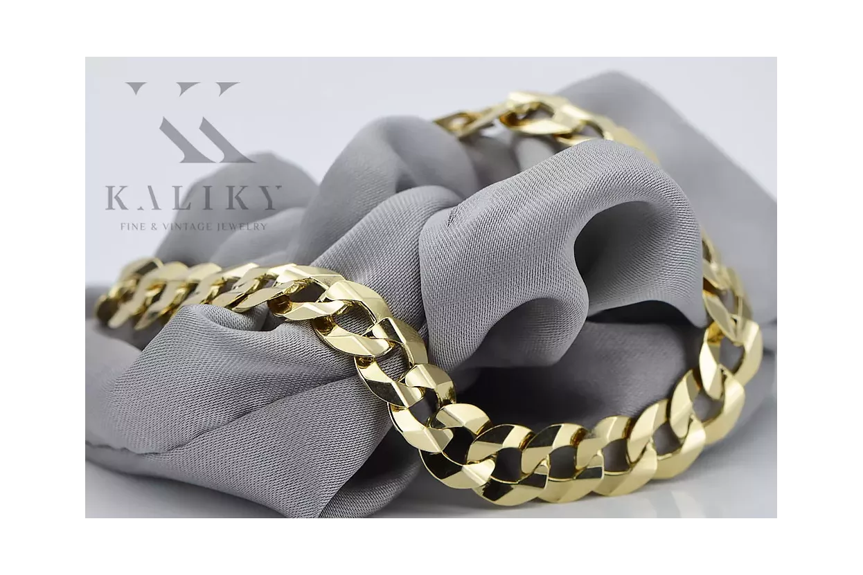 Yellow rose gold chain ★ russiangold.com ★ Gold 585 333 Low price