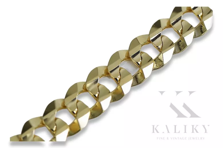 Yellow rose gold chain ★ russiangold.com ★ Gold 585 333 Low price