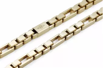 Unique 14k Chaîne d'ancrage d'or nouveau modèle Excellent! cc067y