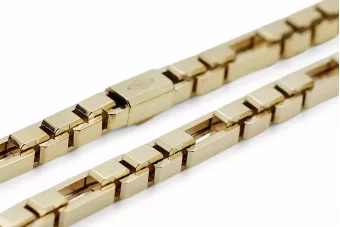 Unique 14k Chaîne d'ancrage d'or nouveau modèle Excellent! cc067y