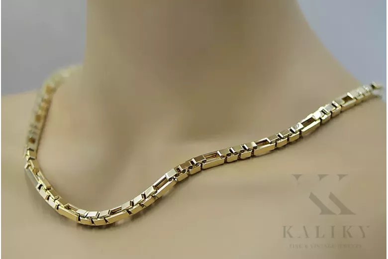 Unique 14k Gold anchor chain new model Excellent! cc067y