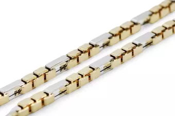Zwei Farben 14k Gold einzigartige Ankerkette neues Modell Hervorragend! cc067yw