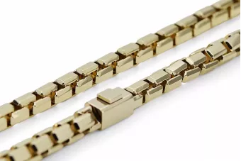 Złoty łańcuszek ankiet 14k 585 Nowy model Excellent! cc068y