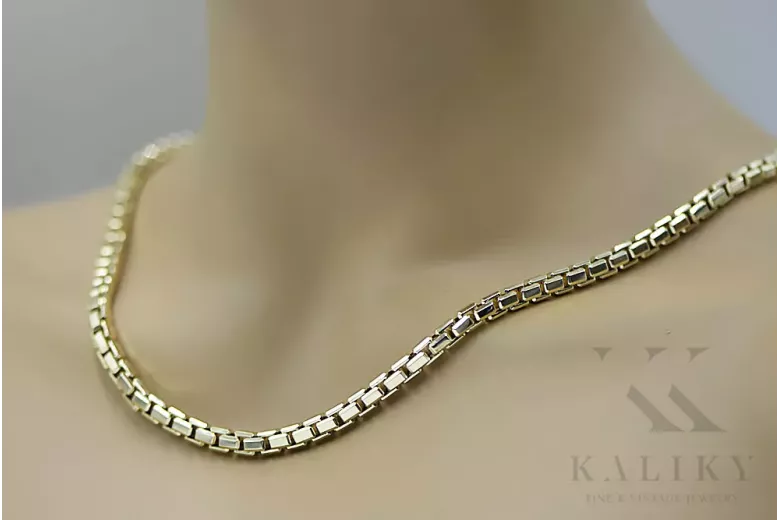 Unique 14k Gold anchor chain new model Excellent! cc068y