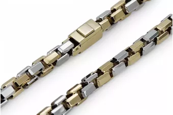 Два цвета 14k Золотая уникальная якорная цепь новой модели Excellent! cc068yw