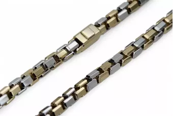 Два цвета 14k Золотая уникальная якорная цепь новой модели Excellent! cc068yw