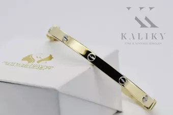 Jaune Unique 14k 585 bracelet en or cob003y