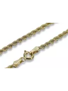 Yellow rose gold chain ★ russiangold.com ★ Gold 585 333 Low price