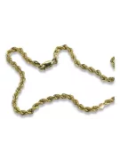 Yellow rose gold chain ★ russiangold.com ★ Gold 585 333 Low price