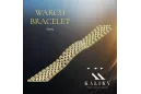 Yellow 14k gold man's Rolex Style Uhr Armband mbw022y