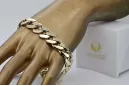 Yellow rose gold bracelet ★ russiangold.com ★ Gold 585 333 Low price