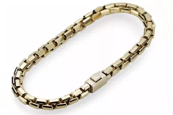 Unique 14k Bracelet d'ancrage d'or nouveau modèle Excellent! cb068y