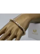 Yellow rose gold bracelet ★ russiangold.com ★ Gold 585 333 Low price