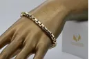 Yellow rose gold bracelet ★ russiangold.com ★ Gold 585 333 Low price