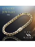 Yellow rose gold bracelet ★ russiangold.com ★ Gold 585 333 Low price