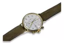 Желтое золото мужские часы Geneve mw053y