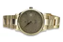 Gold men's watch Geneve ★ zlotychlopak.pl ★ Gold purity 585 333 Low Price!