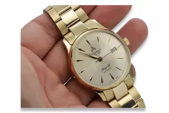 Reloj para hombres de oro Geneve ★ https://zlotychlopak.pl/es/ ★ Pureza de oro 585 333 Precio bajo!