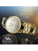 Gold men's watch Geneve ★ zlotychlopak.pl ★ Gold purity 585 333 Low Price!