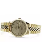 Gold men's watch Geneve ★ zlotychlopak.pl ★ Gold purity 585 333 Low Price!