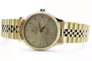 Gold men's watch Geneve ★ zlotychlopak.pl ★ Gold purity 585 333 Low Price!