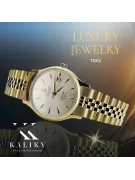 Gold men's watch Geneve ★ zlotychlopak.pl ★ Gold purity 585 333 Low Price!