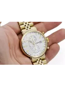 Gold men's watch Geneve ★ zlotychlopak.pl ★ Gold purity 585 333 Low Price!