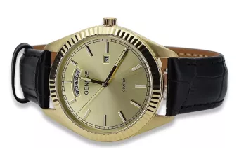 Gold men's watch Geneve ★ https://zlotychlopak.pl/ru/ ★ Золотая чистота 585 333 Низкая Цена!