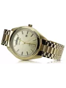 Gold men's watch Geneve ★ zlotychlopak.pl ★ Gold purity 585 333 Low Price!