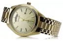 Gold men's watch Geneve ★ zlotychlopak.pl ★ Gold purity 585 333 Low Price!