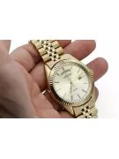 Gold men's watch Geneve ★ zlotychlopak.pl ★ Gold purity 585 333 Low Price!