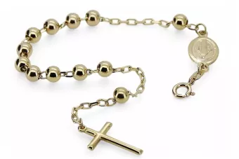 Gelb Roségold Rosenkranz Armband★ russiangold.com ★ Gold 585 333 Niedriger Preis