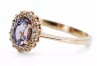 Original Jahrgang 14K Rose Gold Alexandrit Ring Vintage crc009r