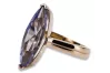 Original Jahrgang 14K Rose Gold Alexandrit Ring crc010r