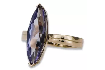 Original Jahrgang 14K Rose Gold Alexandrit Ring crc010r