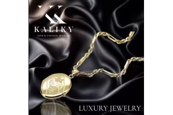 Кулон ★ золотий zlotychlopak.pl ★ золота візитна марка 585 333 низька ціна