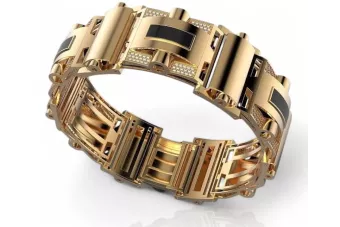 Yellow rose gold bracelet ★ russiangold.com ★ Gold 585 333 Low price