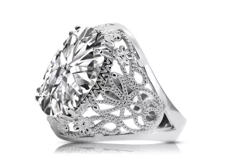 Russischer sowjetischer Roségoldring 14 Karat 585 Alexandrit Rubin Smaragd Saphir Zirkon vrc014